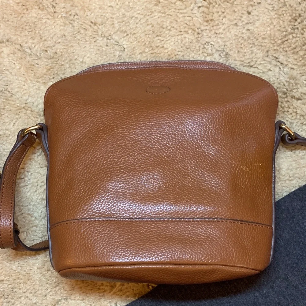 NWT Nordstrom Aztec Brown Leather Crossbody Bag